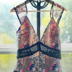 Intermix Self-portrait floral babydoll dress 2/XS